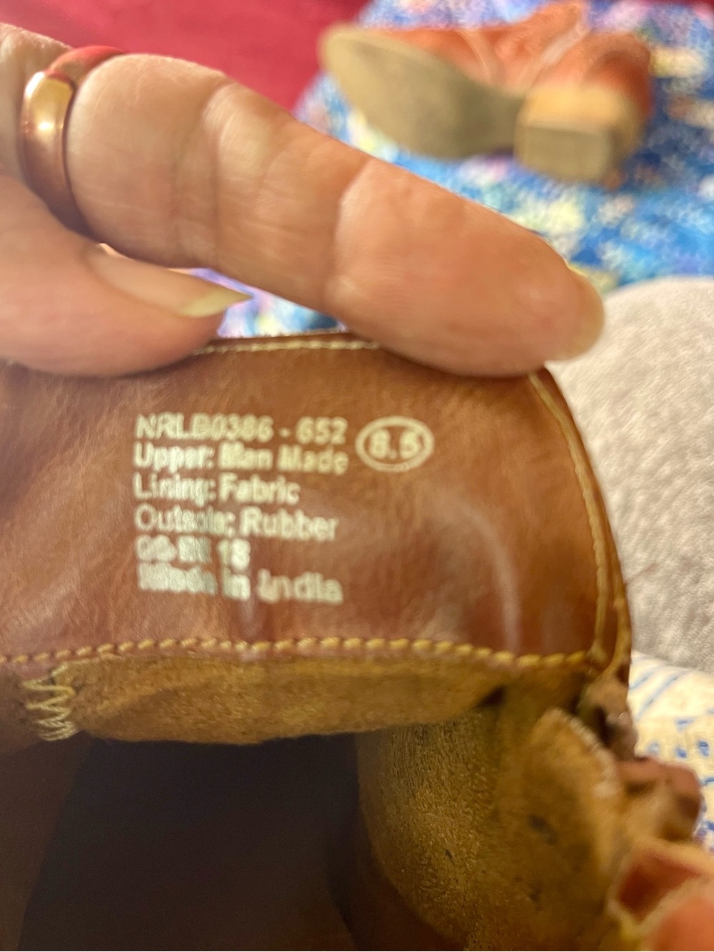 Not Rated Nosara Vegan Leather Ankle Boots Chestnut Brown Women’s Size 8.5 - Picture 9 of 9